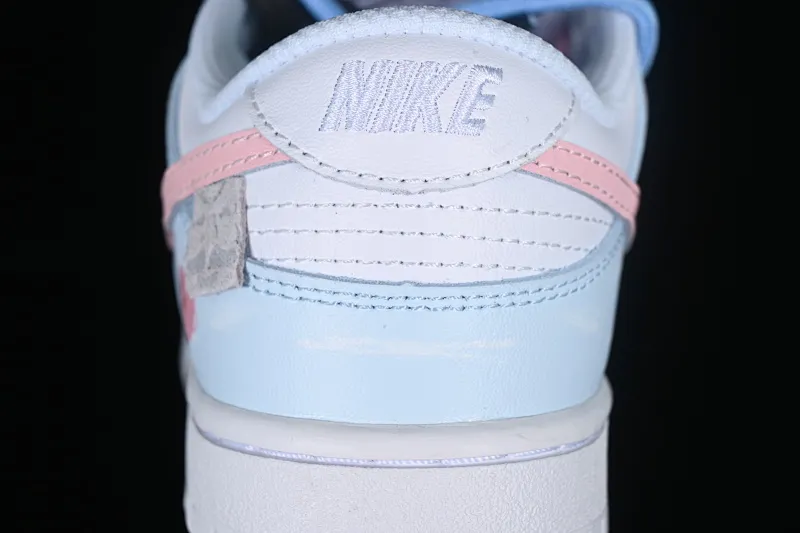All categories Nk SB Dunk series Nk SB Dunk Low low-top sneakers Nk Dunk Low Cupid Macaron white and blue pink love vibe distressed SB strap low-top casual sneakers DD1503-109